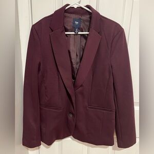 Gap Blazer- Maroon- Size 12